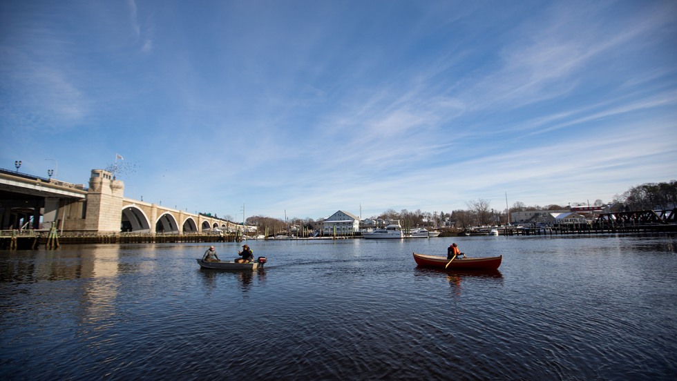 boats on the Providence River